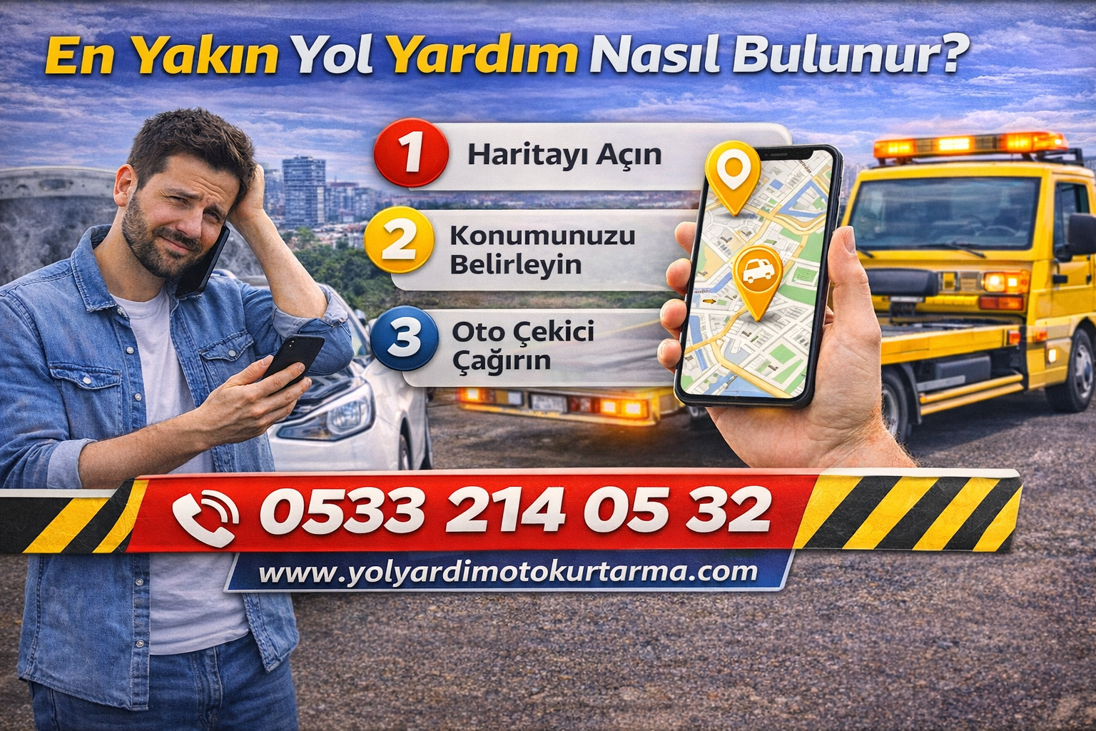 En Yakın Yol Yardım Nasıl Bulunur