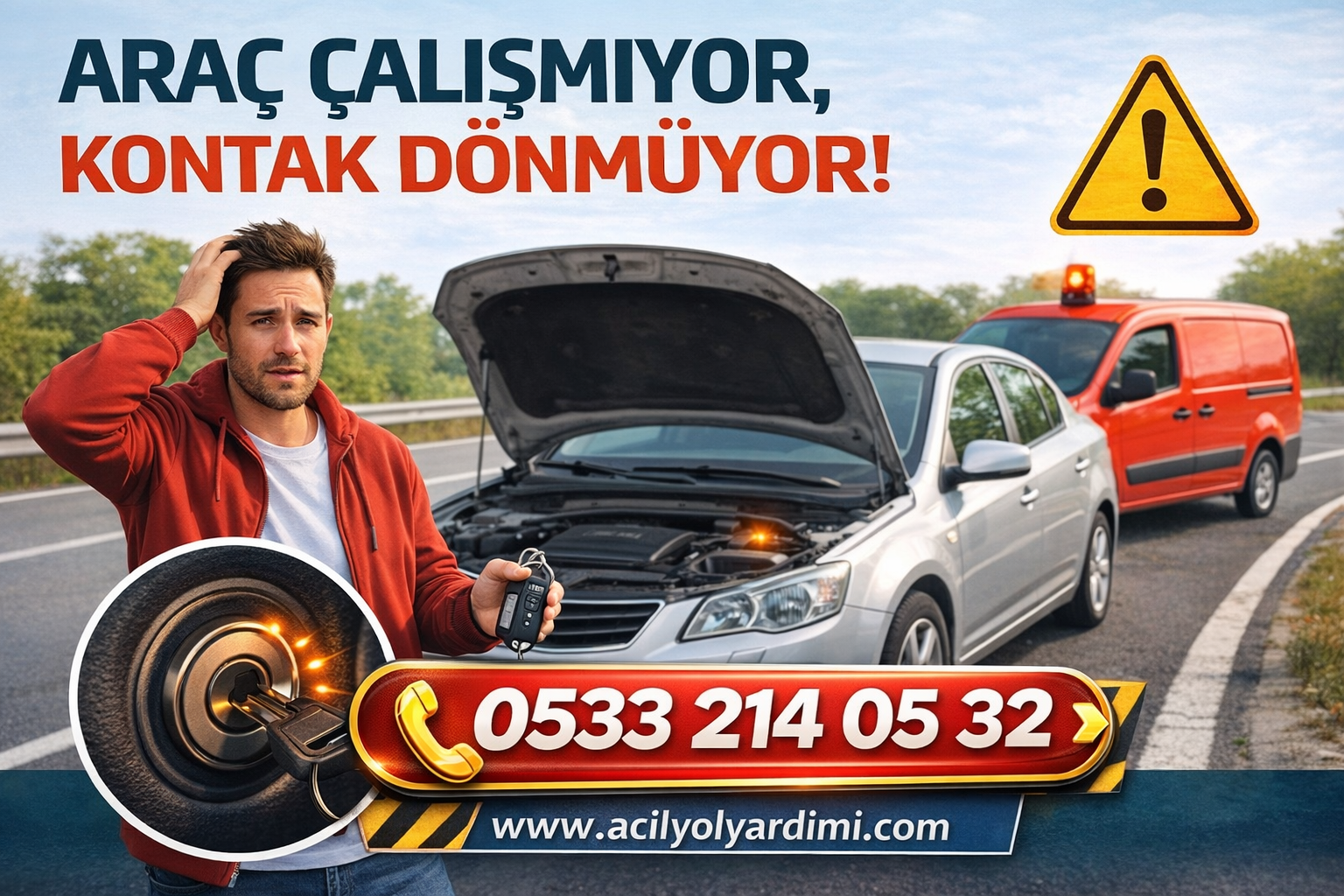 Araç Çalışmıyor, Kontak Dönmüyor