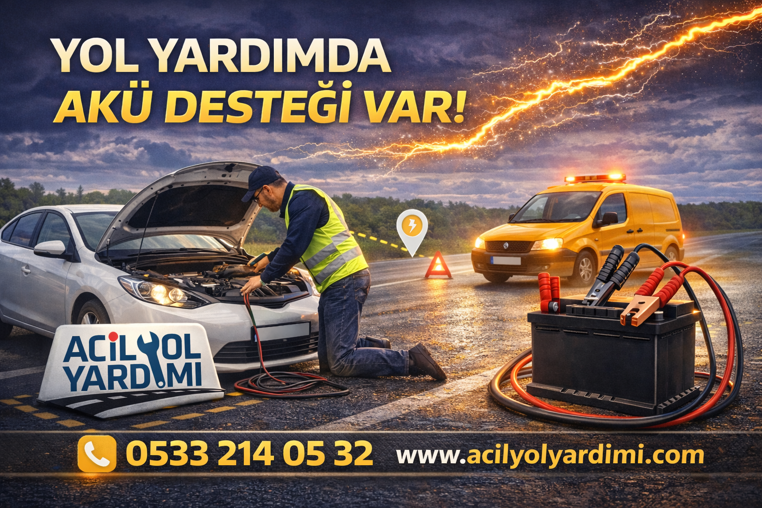 Yol Yardımda Akü Desteği Var mı