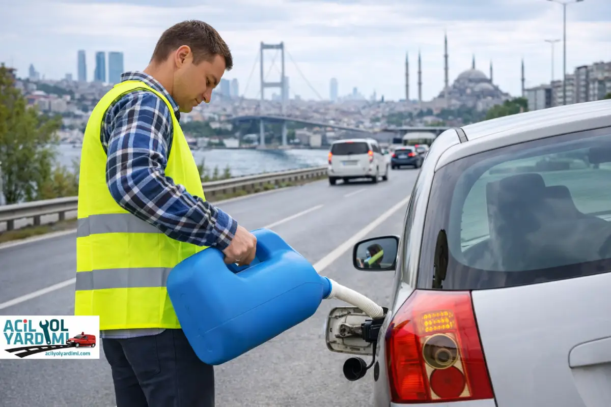 7/24 yakıt getirme hizmeti İstanbul acil benzin dizel yakıt teslimi yolda kalan araçlara hızlı destek