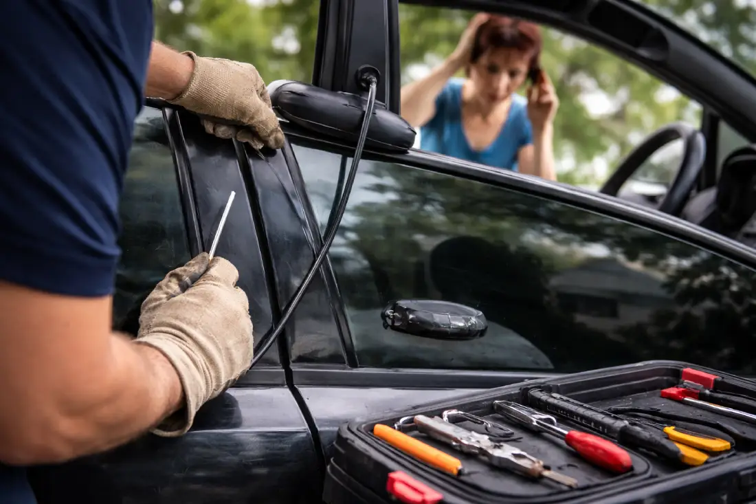 Araçta Anahtar İçeride Kalırsa İlk Ne Yapılmalı Araç Kapısı Açma Hizmeti Veren Oto Çilingir Ve Yol Yardım Ekibi