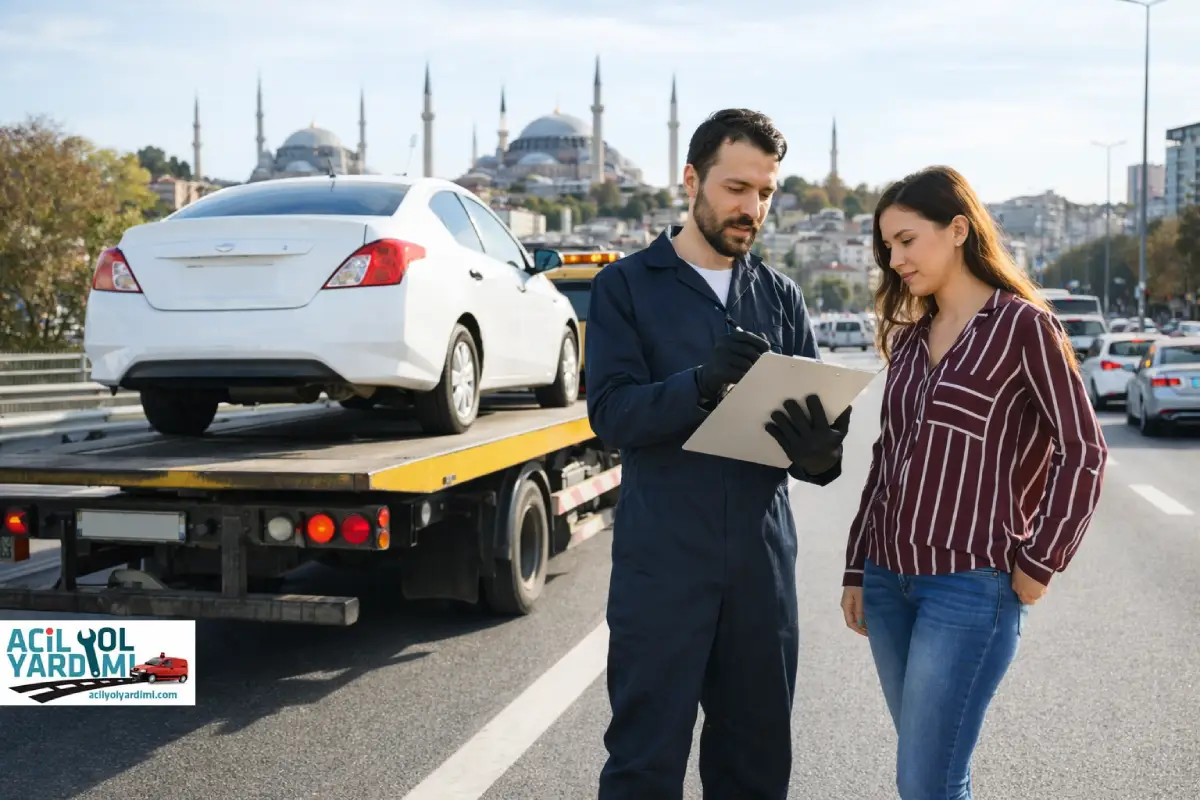 İstanbul en yakın çekici hizmeti 7/24 acil oto çekici hızlı yol yardım ve araç kurtarma