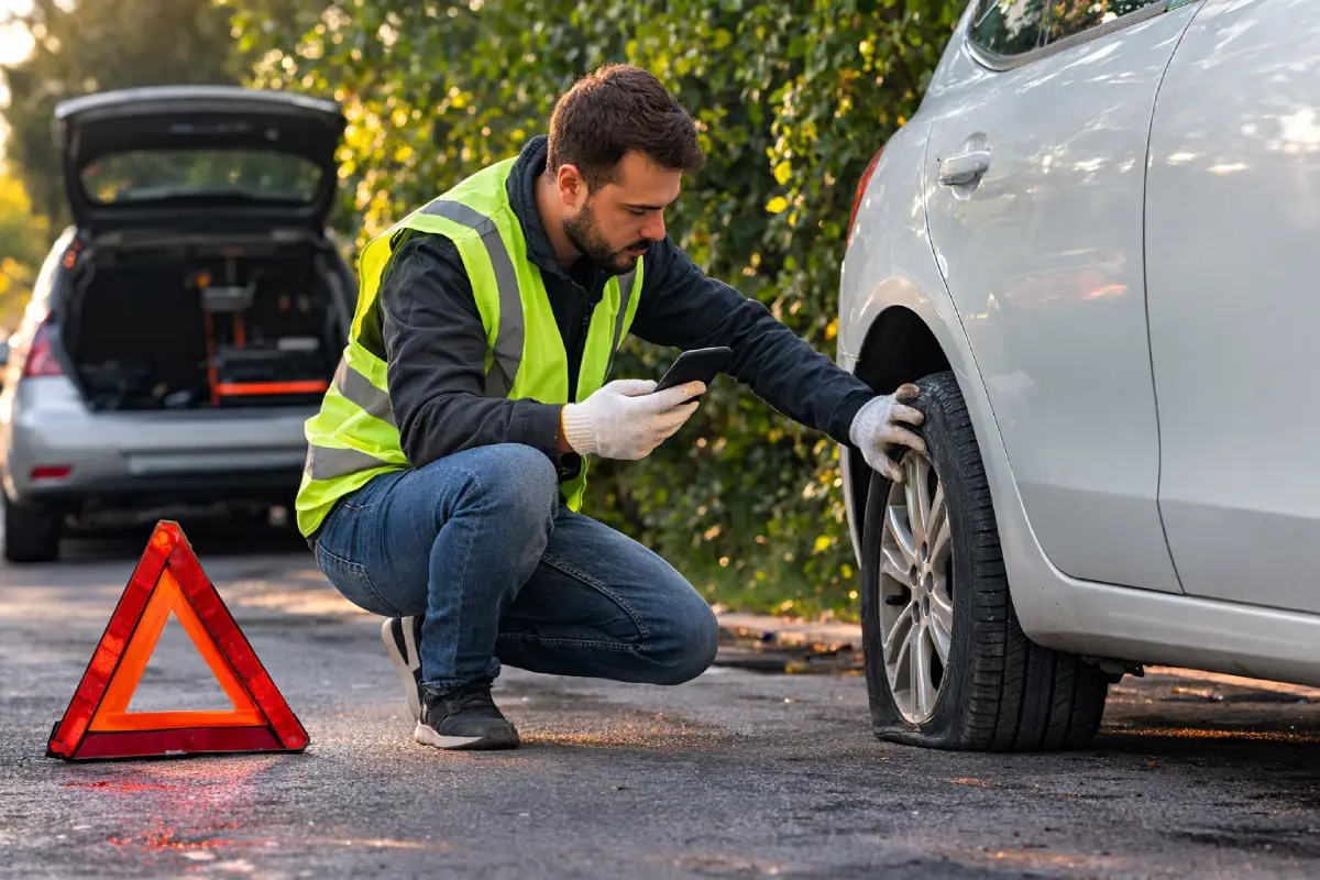 Sancaktepe’de 7/24 yol yardım ekipleri arızalanan araca akü takviye ve yol yardım hizmeti veriyor